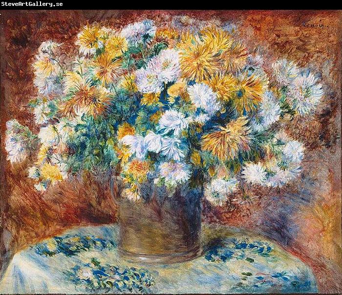 Pierre-Auguste Renoir Chrysanthemums